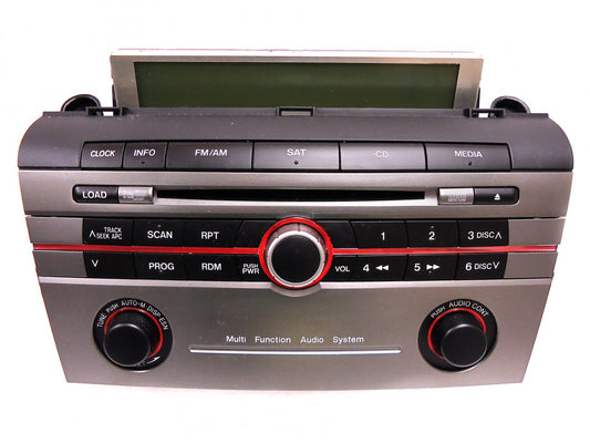 MAZDA 3 Radio Stereo 6 Disc Changer CD Player Sat Multi Function Audio System BR9K66ARX BOSE 2005 2006 2007 2008