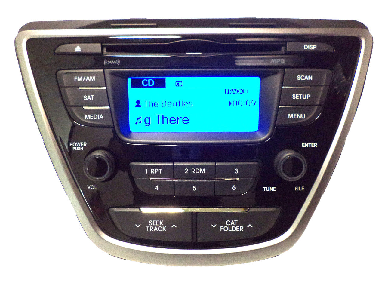 HYUNDAI Elantra AM FM XM Satellite MP3 Radio CD Player