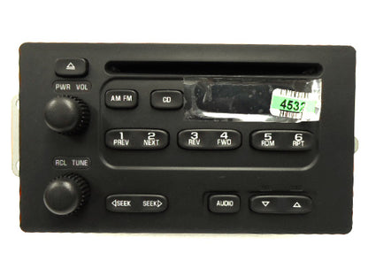 GMC CHEVROLET Savana Express 1500 2500 3500 Radio Stereo CD Player 2000 2001 2002 15074532