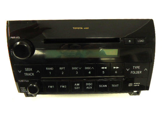 2007 - 2012 TOYOTA Tundra OEM Stereo AM FM SAT Radio 6 Disc Changer MP3 CD Player A51829