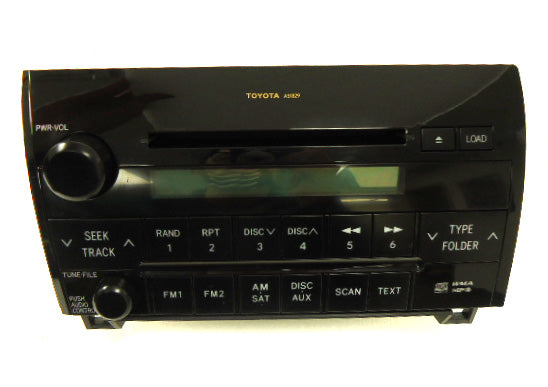 TOYOTA Tundra Radio Stereo 6 Disc Changer CD Player MP3 SAT A51829 2007 2008 2009 2010 2011