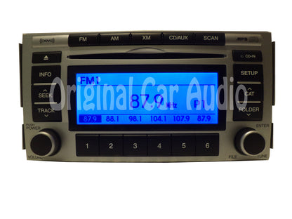 Hyundai OEM Radio CD Player MP3 XM Aux Stereo Sat