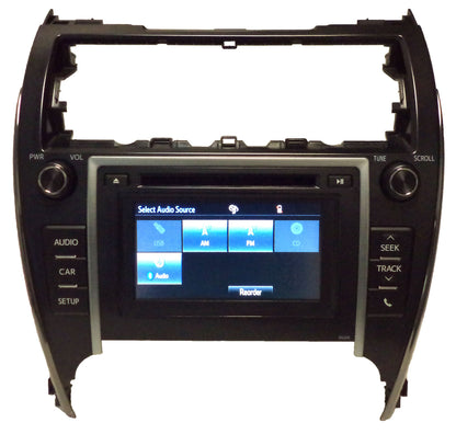 Refurbished 2014 Toyota Camry OEM Touch Screen Single CD Bluetooth Radio Receiver 100201