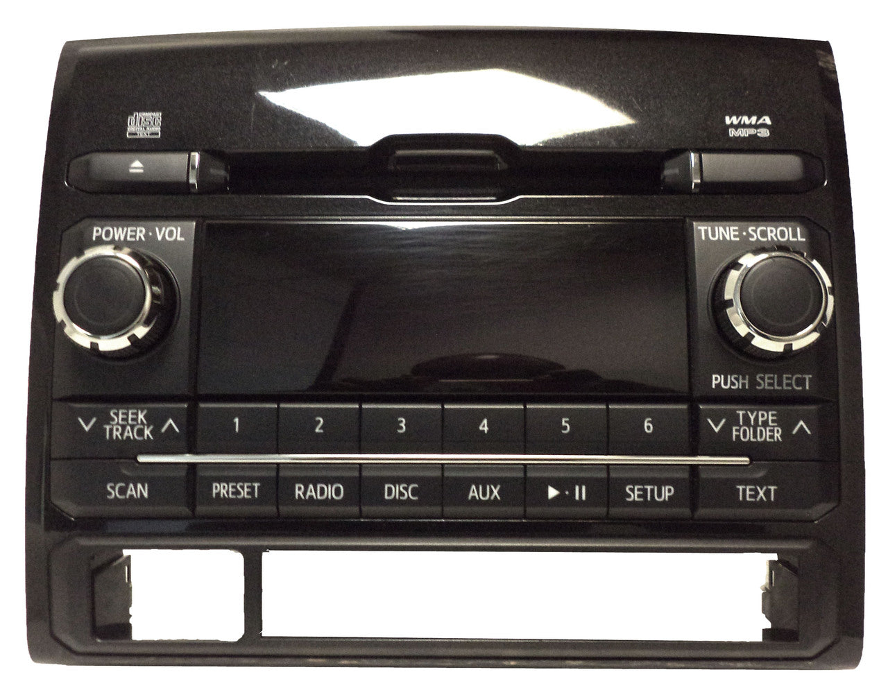 2012 TOYOTA Tacoma Radio Aux MP3 Single CD Player A518B3