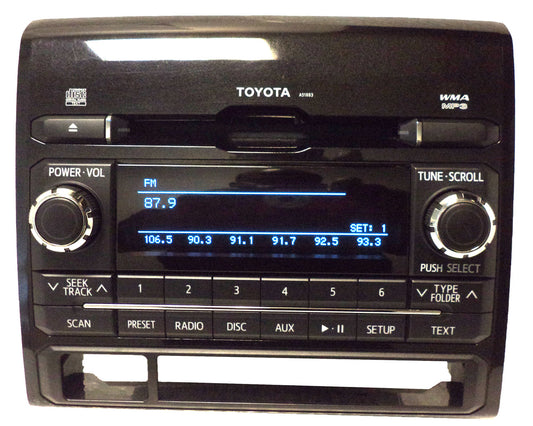 2012 TOYOTA Tacoma Radio Aux MP3 Single CD Player A518B3