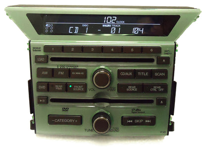 HONDA Pilot Radio 6 Disc Changer CD DVD Player Rear Entertainment System 1TV0 2009 2010 2011 OEM 39100-SZA-A800