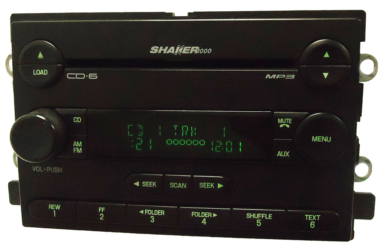 2005 - 2006 Ford Mustang Shaker 1000 Radio 6 Disc MP3 CD Changer OEM