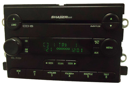 2005 - 2006 Ford Mustang Shaker 1000 Radio 6 Disc MP3 CD Changer OEM
