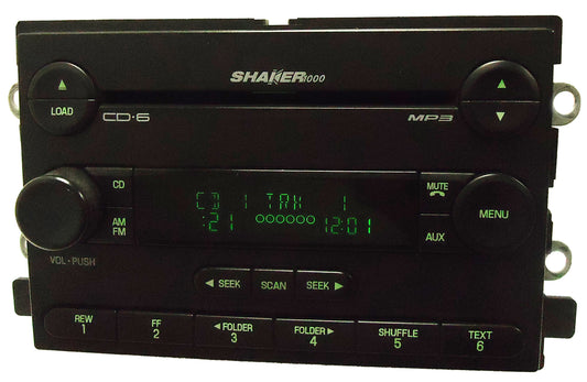 2005 - 2006 Ford Mustang Shaker 1000 Radio 6 Disc MP3 CD Changer OEM