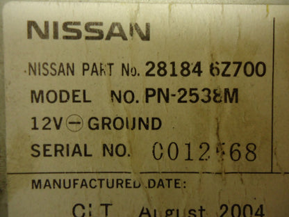 NISSAN Sentra Remote 6 Disc Changer CD Player CE040 2004 2005 2006