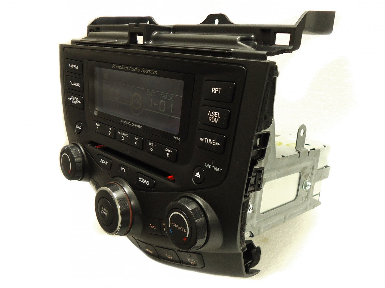 HONDA Accord Radio Stereo 6 Disc Changer CD Player Premium Audio System Dual Climate Control 7FZ0 2003 2004 2005 2006 2007