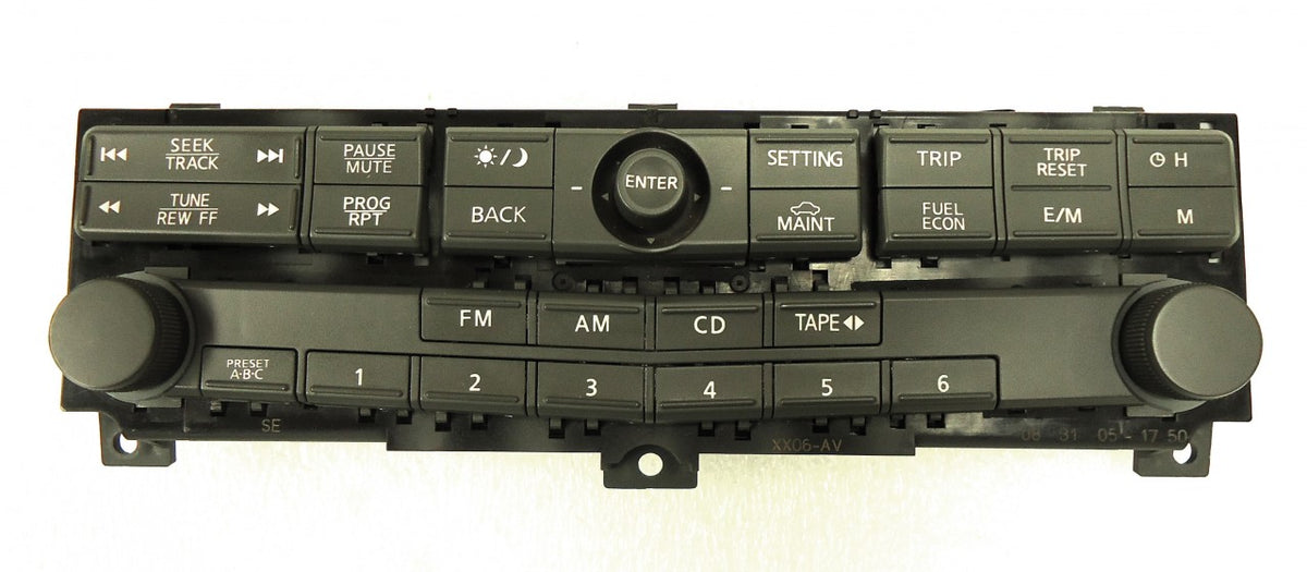NISSAN Maxima Radio Stereo CD Player 6 Disc Changer Replacement Buttons 28395 ZK00C 2004 2005