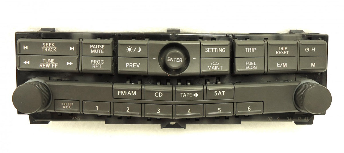 NISSAN Maxima Radio Stereo 6 Disc Changer CD Player SAT Replacement Buttons 28395 7Y000 2004 2005 2006