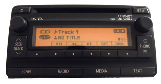 2012 2013  Toyota Rav4 OEM AM FM Radio MP3 CD Player Receiver 518C2