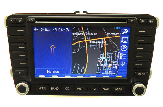 VW Volkswagen Jetta Passat Rabbit Golf GTI EOS Tiguan Navigation GPS Radio Stereo DVD LCD Screen Display Screen 1K0035197C BNO 881 1K0035197CX 1K0035197D 1K0035197DX 2005 2006 2007 2008 2009