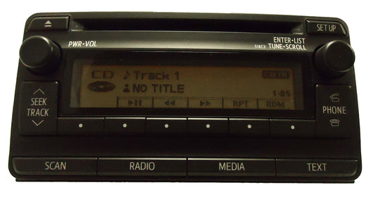 NEW 12 13 TOYOTA Rav4 AM FM Bluetooth Radio MP3 CD Player 518C3