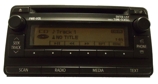 TOYOTA Rav4 Radio Stereo MP3 CD Player Bluetooth 518C3 2012 2013 OEM