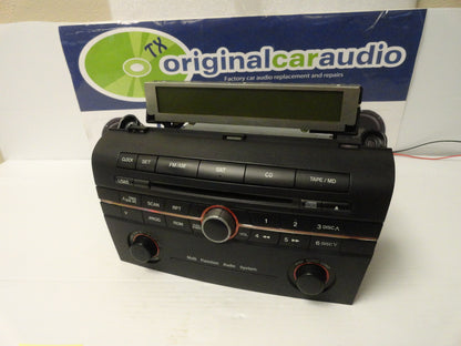 2005 Mazda 3 OEM Radio Receiver CD MP3 player AM FM 14792971, BN8K 66 9R0
