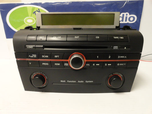 2005 Mazda 3 OEM Radio Receiver CD MP3 player AM FM 14792971, BN8K 66 9R0