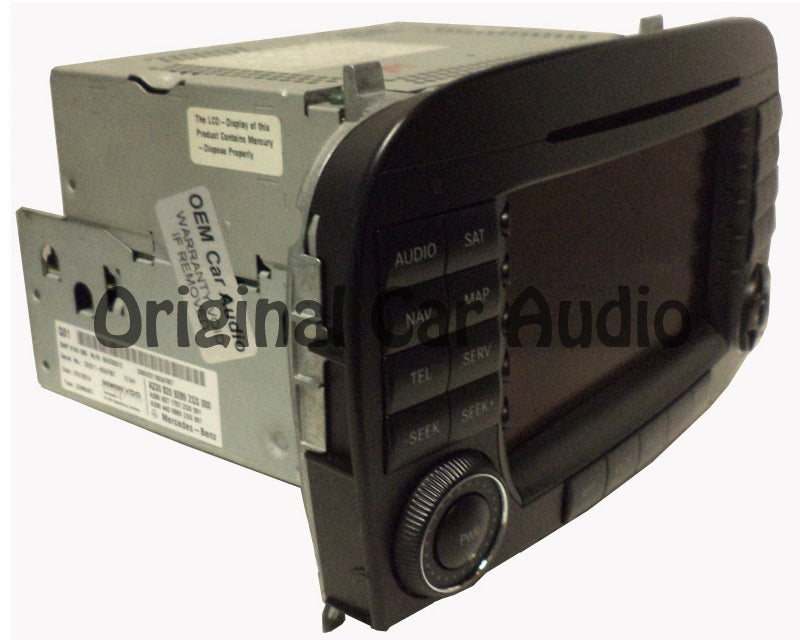 2005 2006 2007 2008 Mercedes Benz SL Class OEM W230 radio Navigation GPS CD Player AM FM