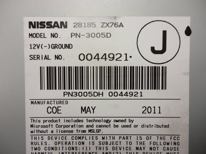 2011 NISSAN Maxima BOSE AM FM Radio 6 Disc Changer MP3 CD Player Factory OEM