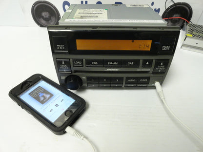 2005 2006 Nissan Altima Bose Radio & CD player Bose with AUX port