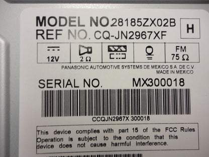 2010 NEW NISSAN ALTIMA OEM AM FM Radio CD Player PY09G 28185-ZX02B AUX 2010