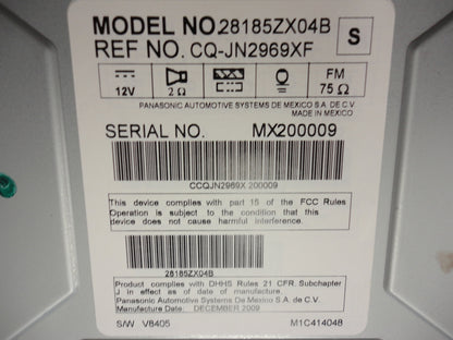 07 08 09 10 11 12 NEW NISSAN ALTIMA OEM AM FM Radio CD Player AUX PY11G 28185-ZX04B NEW