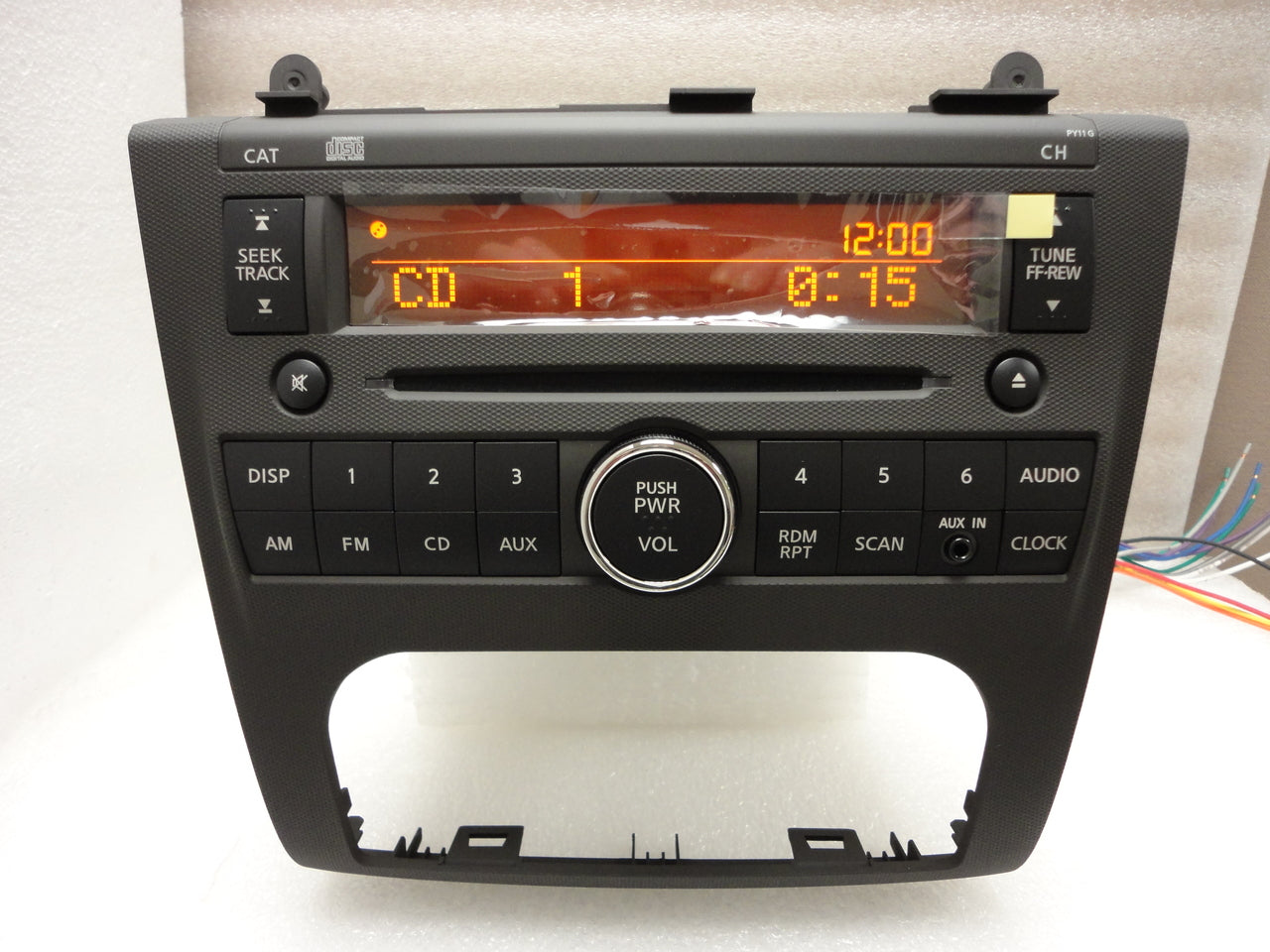 07 08 09 10 11 12 NEW NISSAN ALTIMA OEM AM FM Radio CD Player AUX PY11G 28185-ZX04B NEW