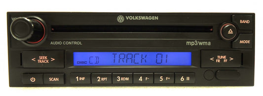 VW Volkswagen Jetta Passat Golf GTI Eurovan Cabrio City Radio Stereo MP3 WMA CD Player 1998 1999 2000 2001 2002 2008 2009 2010 2011 1JM035157AG