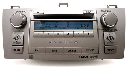 TOYOTA Solara Satellite Radio Stereo 6 Disc Changer MP3 CD Player AD1802 86120-06430 2004 2005 2006 2007 2008