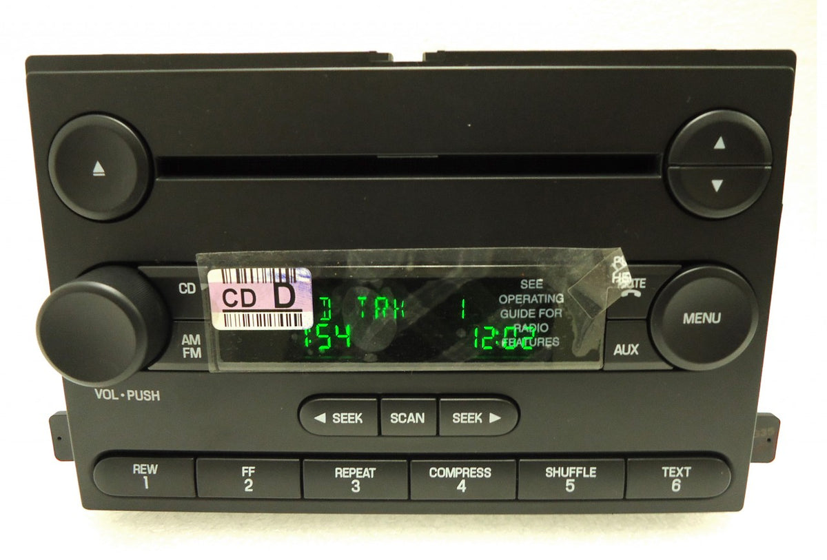 NEW FORD Freestar F-250 F-350 Super Duty Focus MERCURY Monterey Radio Stereo CD Player AUX 2004 2005 2006 2007 4S4T-18C869-AF 4S4T-18C869-AG 4S4T-18C869-AH 5C3T-18C869-AC 5C3T-18C869-AG 5C3T-18C869-AH 5C3T-18C869-AJ 5S4T-18C869-AA 6C3T-18C869-AE