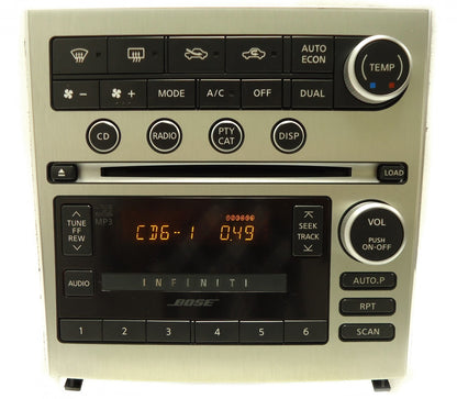 REPAIR 05 06 07 Infiniti G35 G 35 Bose Radio CD Player 6 Disc 28185 AC705 AC702 AC700 CM30A