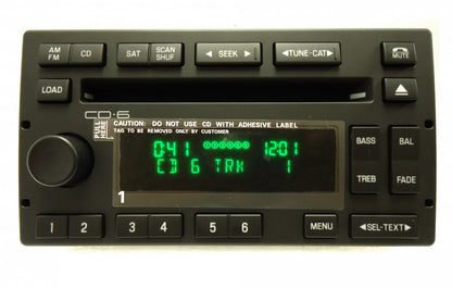 NEW FORD Crown Victoria MERCURY Grand Marquis Radio Stereo 6 Disc Changer 2003 2004 2005 2006 2007 2008 2009 2010 5W7T-18C815-BA, 6W7T-18C815-AA, 7W7T-18C815-AA, 8W7T-18C815-AA, 5W7T-18C815-BF, 6W7T-18C815-BA