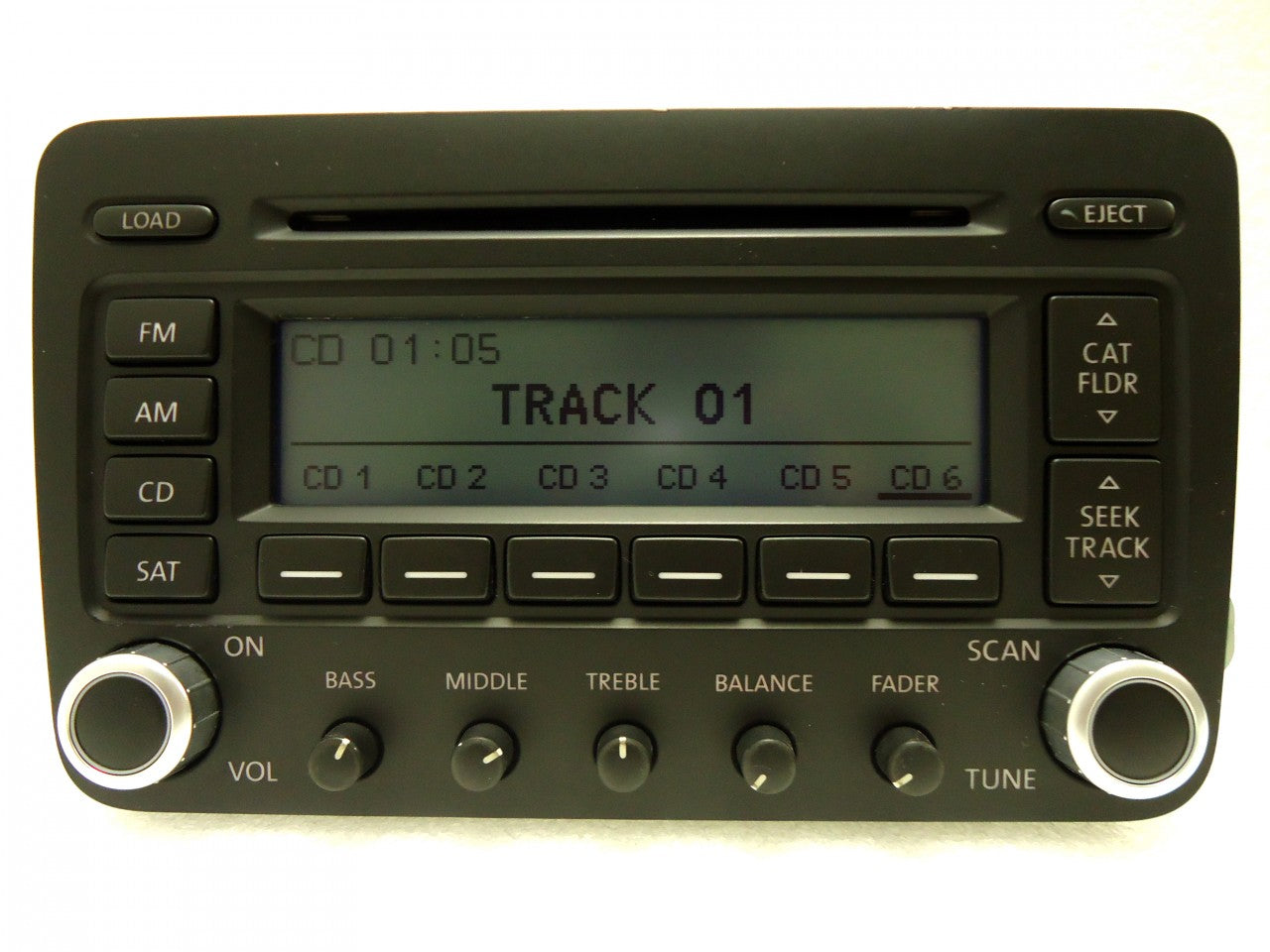 VOLKSWAGEN VW Jetta Passat Rabbit Golf GTI EOS Radio Stereo 6 Disc Changer CD Player 2006 2007 2008 2009 1K0 035 180C 1K0035180C