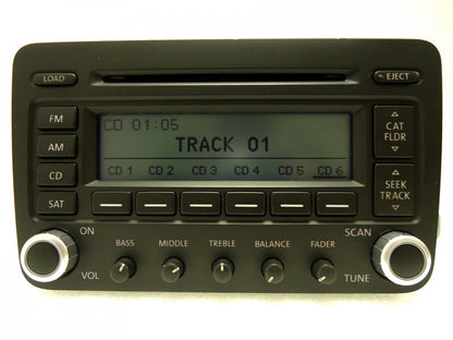 VOLKSWAGEN VW Jetta Passat Rabbit Golf GTI EOS Radio Stereo 6 Disc Changer CD Player 2006 2007 2008 2009 1K0 035 180C 1K0035180C