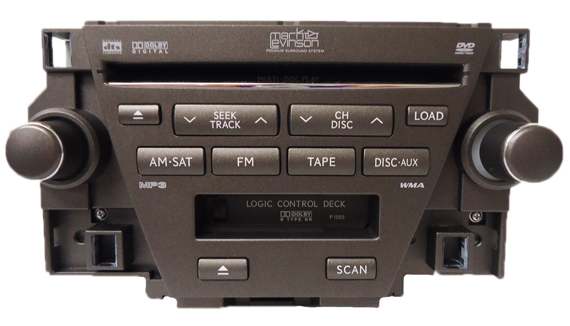 07 08 09 Lexus ES350 MARK LEVINSON Radio Tape 6 Disc Player CD Changer 86120-33740, P1505