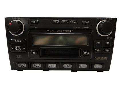 Lexus IS300 Radio 6 Disc Changer cd tape cassette player 16849 LEXUS Premium Sound