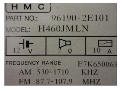 05 06 07 08 Hyundai Tucson Accent Radio Cassette and 6 CD Player