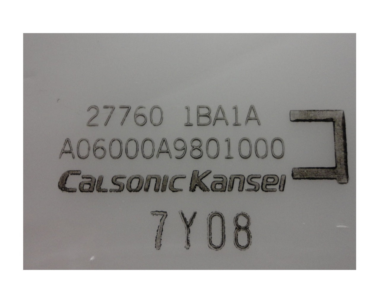 INFINITI EX35 Temperature Control Unit ECU 27760-1BA1A