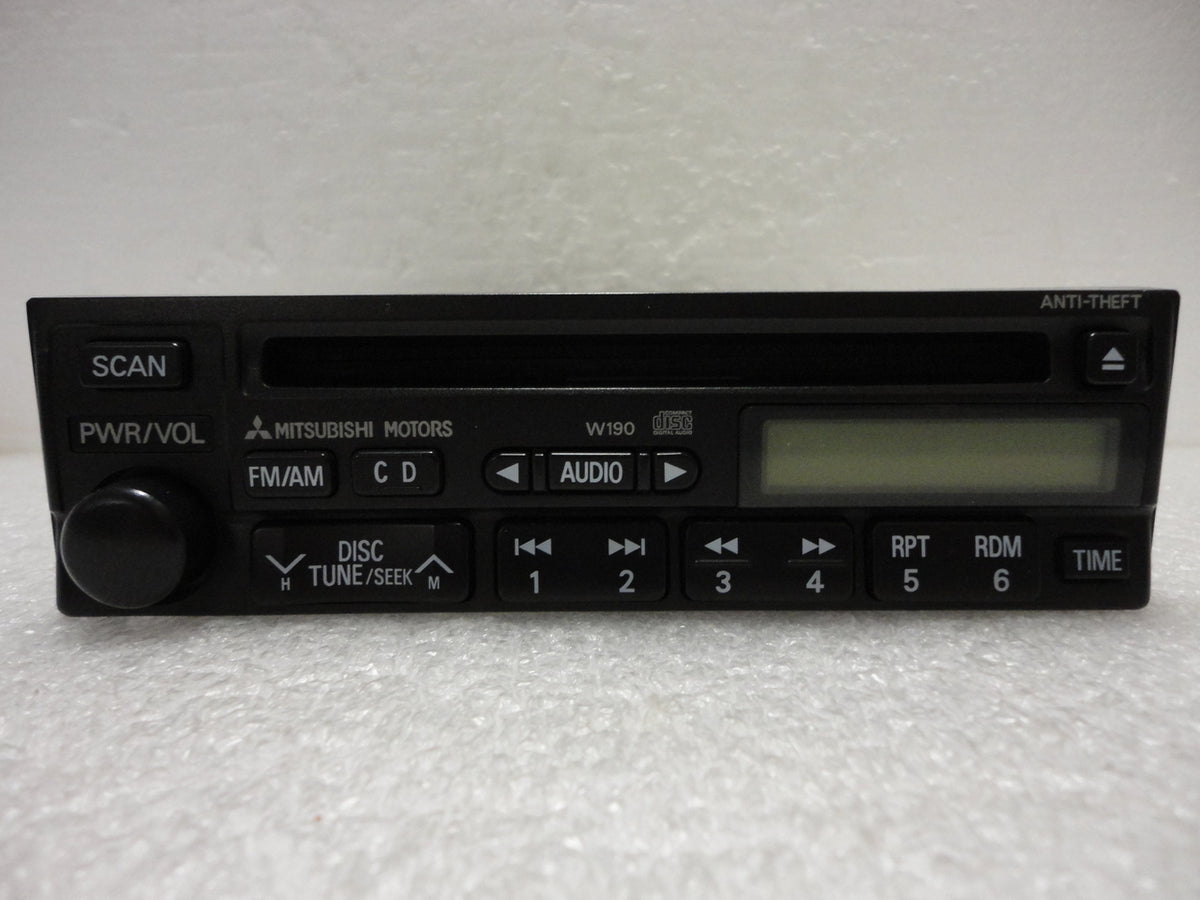 2000 2001 Used Mitsubishi Factory (OEM) Radio Stereo and CD Player W190