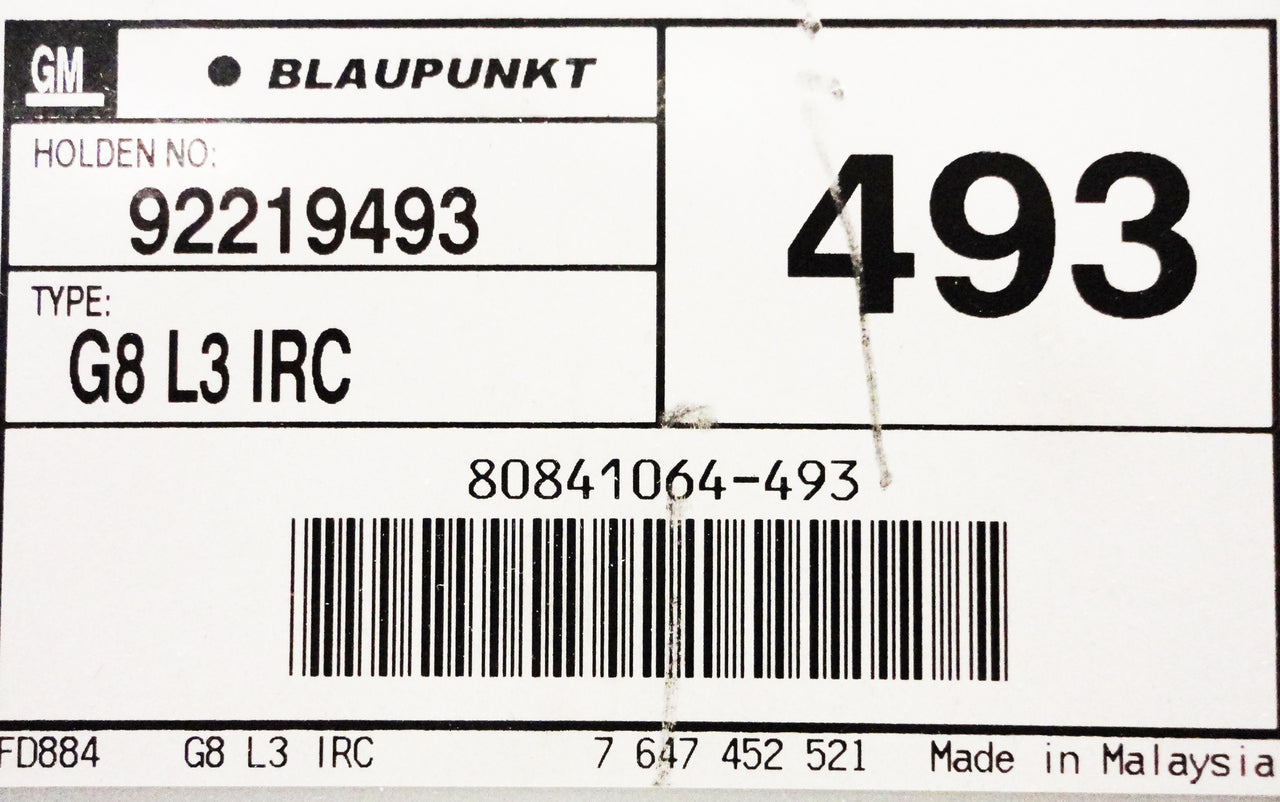 Pontiac Radio Block 6 Disc CD Changer Blaupunkt XM Sat AUX