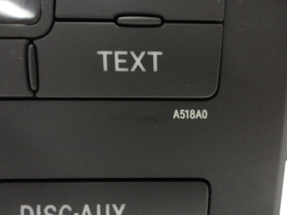 Toyota Corolla FMAM Satellite Radio CD Player 2009-2010