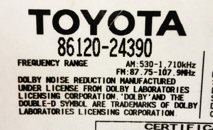 Refurbished 2002 2003 2004 2005 Lexus SC430 OEM Radio Tape Cassette Mark Levinson Radio 6 CD Changer P6813