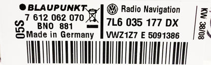 Re-Manufactured 2007 2008 2009 2010 Volkswagen Touareg OEM Navigation GPS Radio Stereo CD Player OEM