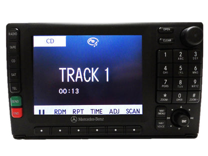 00 01 02 03 04 05 MERCEDES-BENZ Navigation-READY SATELLITE XM 7-PIN Radio Tape Cassette Player LCD Display Screen Monitor OEM RA4110 ML320 ML350 ML430 ML500 ML55 2000 2001 2002 2003 2004 2005