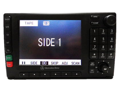 00 01 02 03 04 05 MERCEDES-BENZ Navigation-READY SATELLITE XM 7-PIN Radio Tape Cassette Player LCD Display Screen Monitor OEM RA4110 ML320 ML350 ML430 ML500 ML55 2000 2001 2002 2003 2004 2005