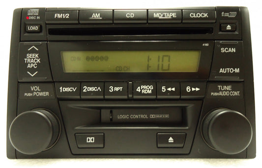 MAZDA Protege 626 Miata Millenia Tribute For Escape Mercury Mariner Radio Stereo 6 Disc Changer Tape CD Player 4160