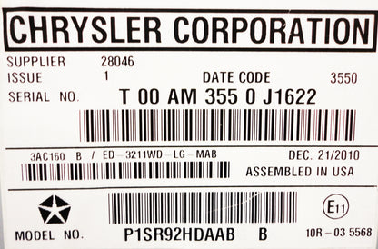 2008 - 2013 Chrysler Dodge OEM Entertainment System Monitor Display Screen WITH rear Climate Control