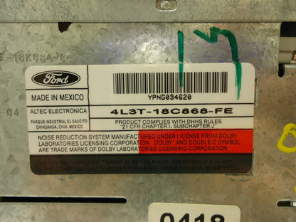 2004 2005 2006 FORD Fusion F-150 Freestyle Mustang OEM Radio Stereo Tape Cassette CD Player Receiver